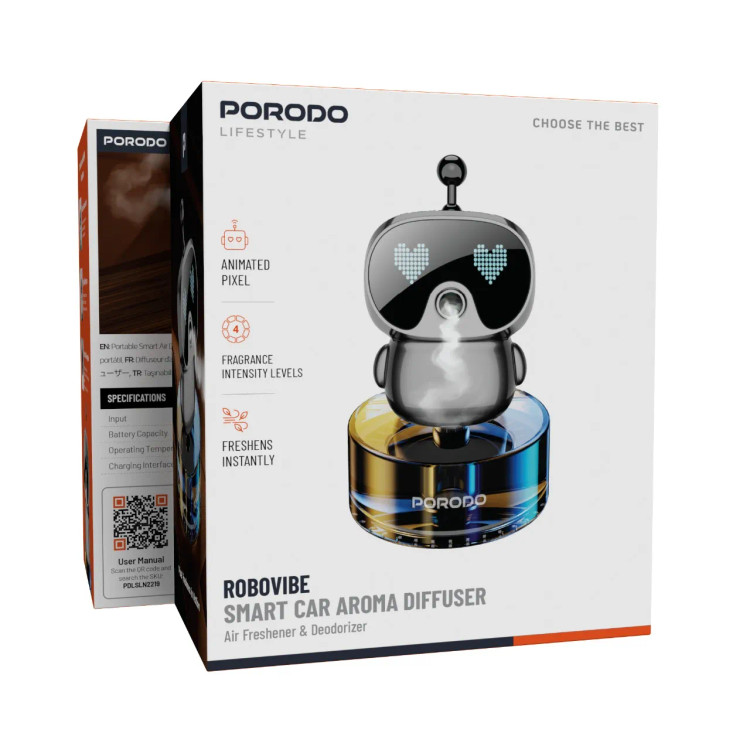 پخش کننده رایحه روبات هوشمند خودرو- PORODO Robovibe