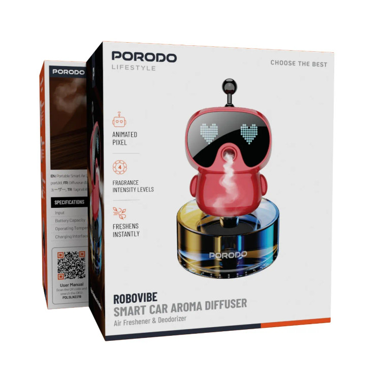 پخش کننده رایحه روبات هوشمند خودرو- PORODO Robovibe