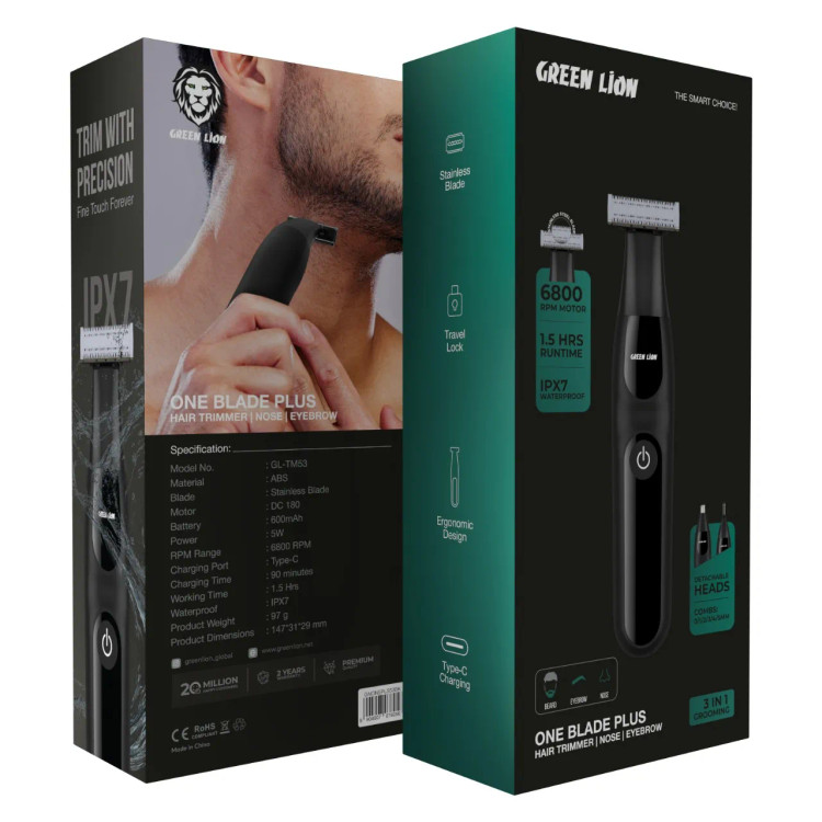 ماشين خط زن و اصلاح کننده مو ، بینی ، ابرو - Green Lion