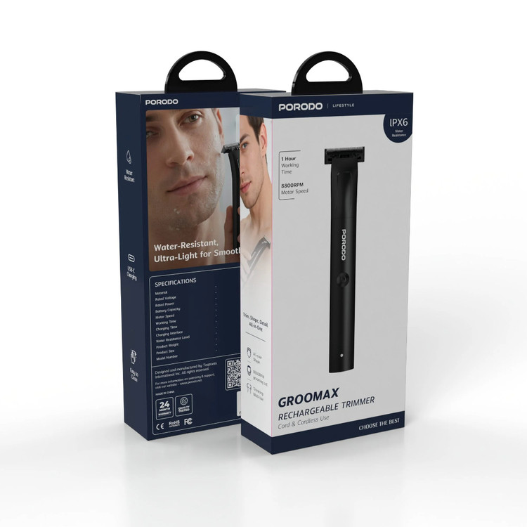 ماشین اصلاح شارژی ضد آب Porodo GROOMAX