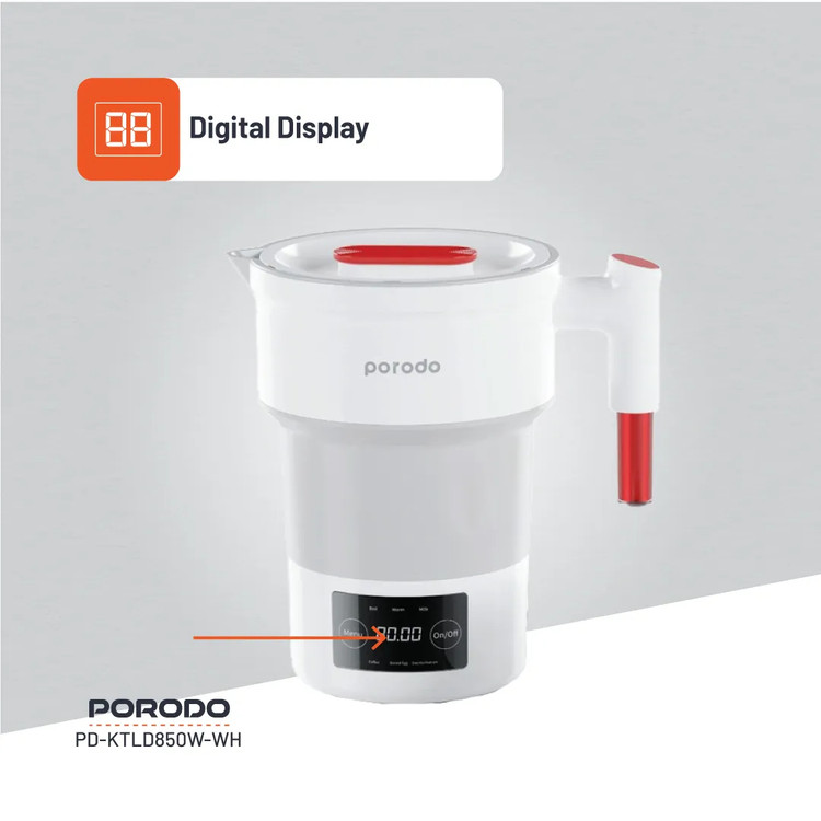 کتری برقی تاشو قابل حمل Porodo Lifestyle