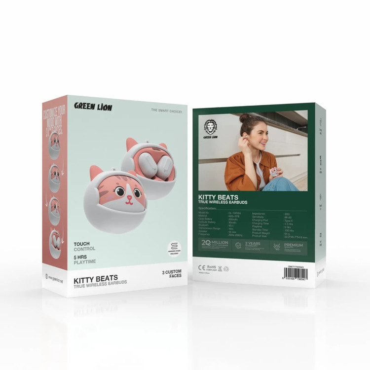 هندز فری بیسیم Green Lion Kitty Beats
