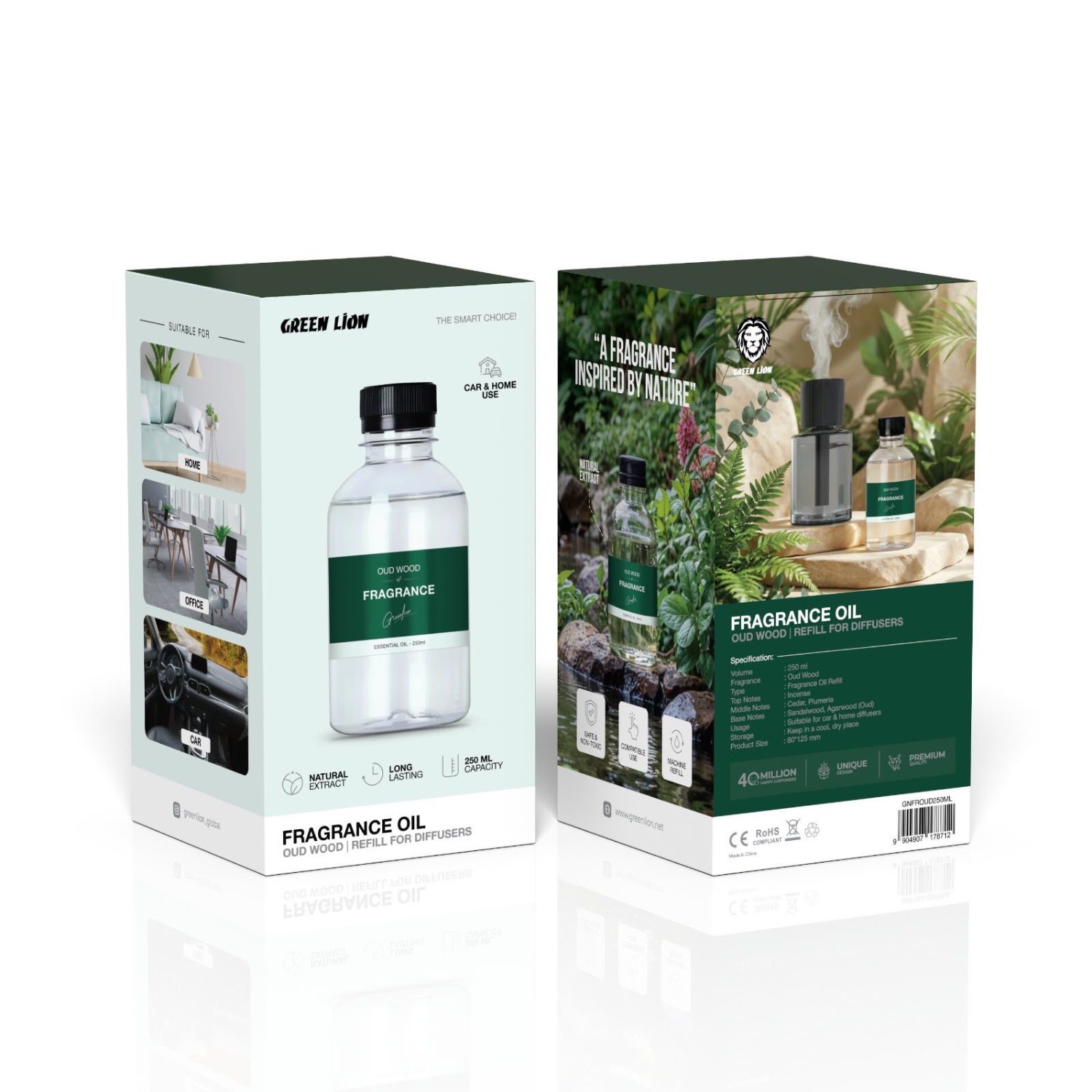 روغن معطر چای سفید گرین لاین ۲۵۰ میلی‌لیتری Green Lion