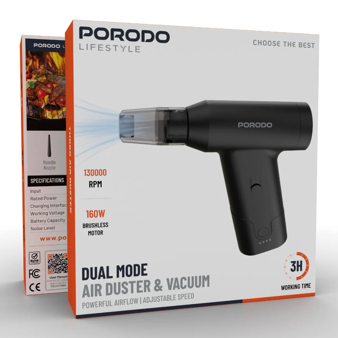 دستگاه گردگیر و جاروبرقی دو حالته Porodo Lifestyle