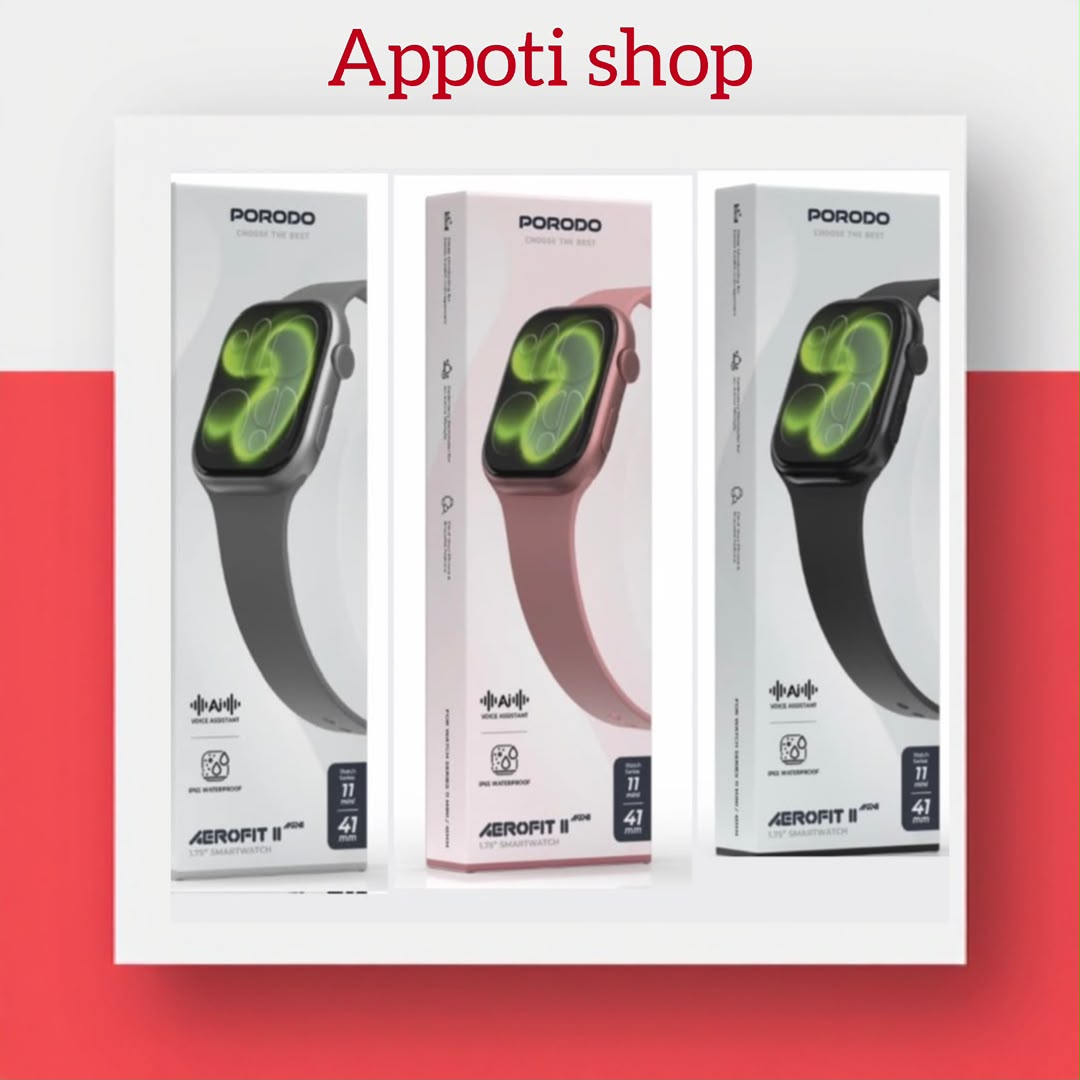 ساعت هوشمند مینی اینچی "Porodo AeroFit  1.75