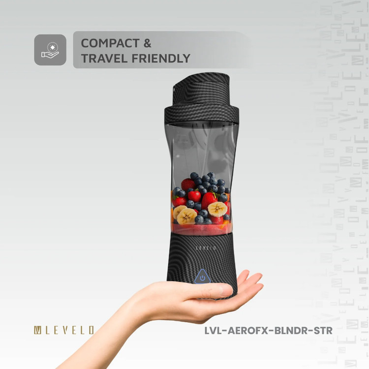 مخلوط کن فیبر کربن قابل حمل Levelo Aeroflex