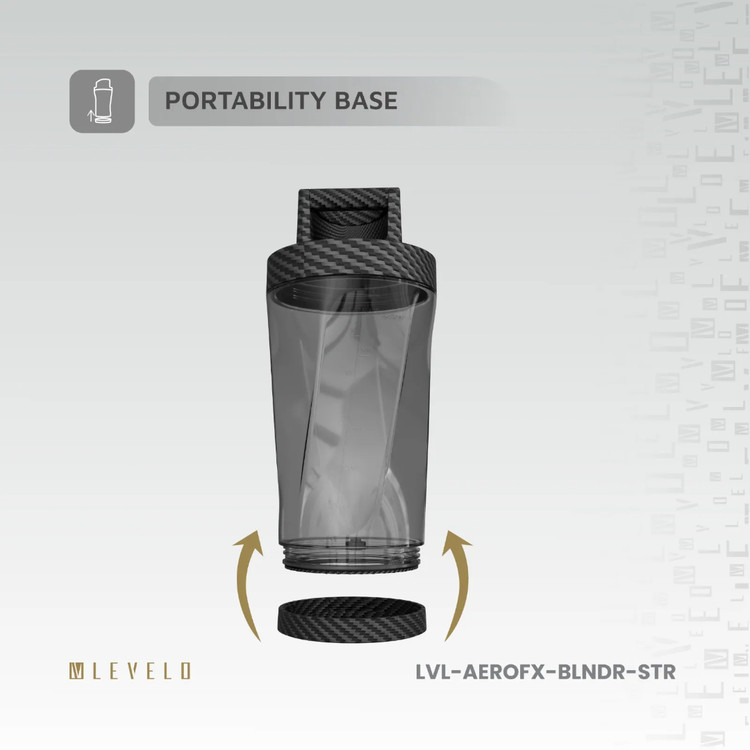 مخلوط کن فیبر کربن قابل حمل Levelo Aeroflex
