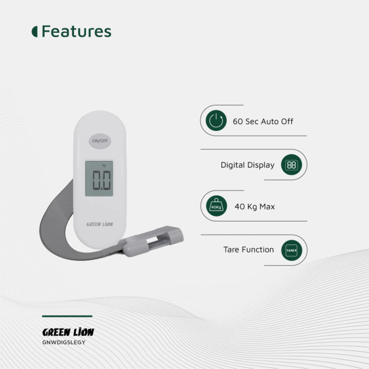 ترازوی چمدان دیجیتال ویت میت Green Lion
