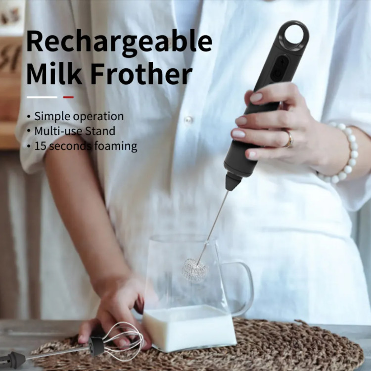 همزن و فوم ساز شیر شارژي LePresso Forthmate با همزنهای قابل تعویض