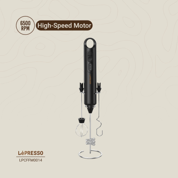 همزن و فوم ساز شیر شارژي LePresso Forthmate با همزنهای قابل تعویض
